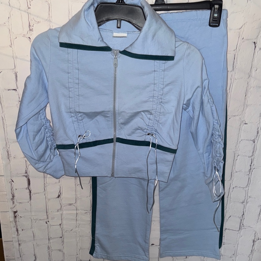 Stylish Light Blue/Teal Tracksuit